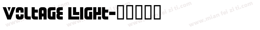 Voltage Light字体转换